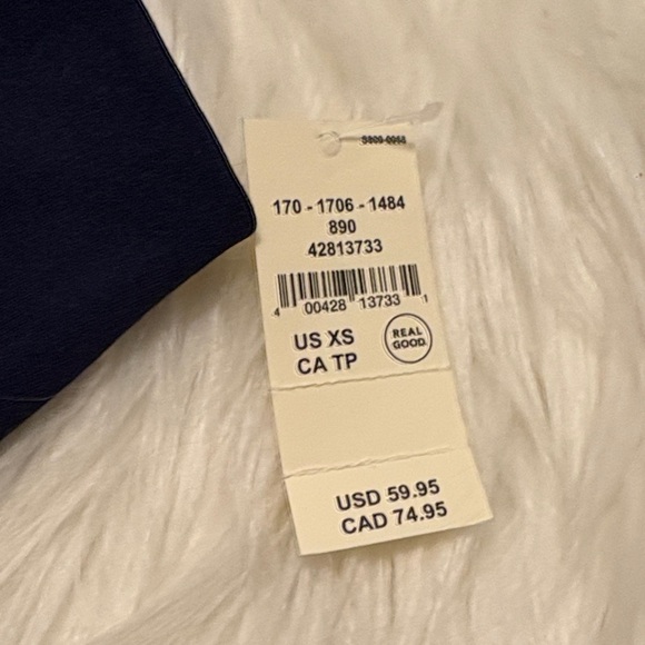 Aerie Dark Blue Pleated Skorts - Picture 3 of 4